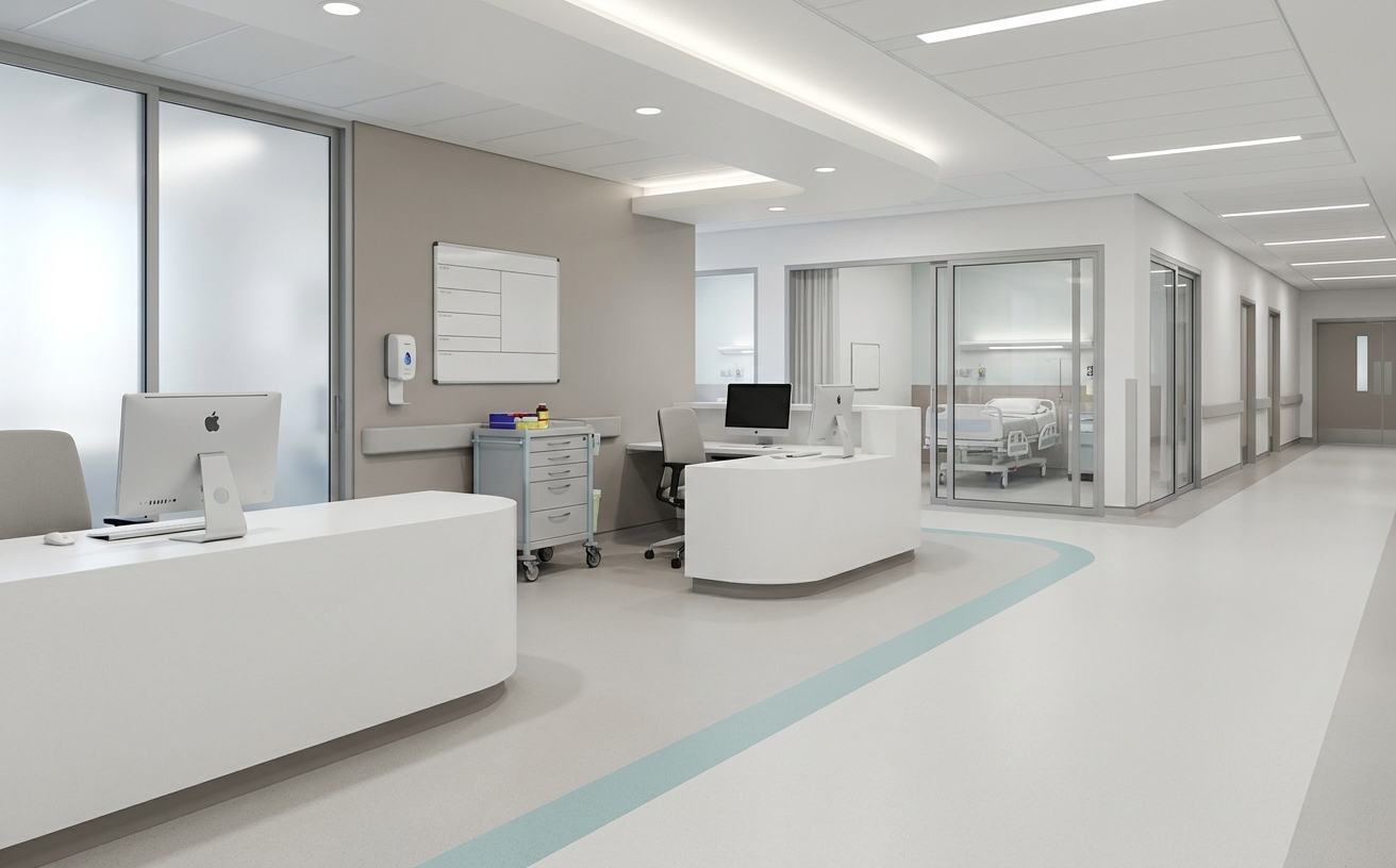 La même scène en service hospitalier